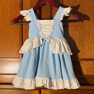EUC Only Little Once Cinderella inspired cotton twirl dress size 2 Disney
